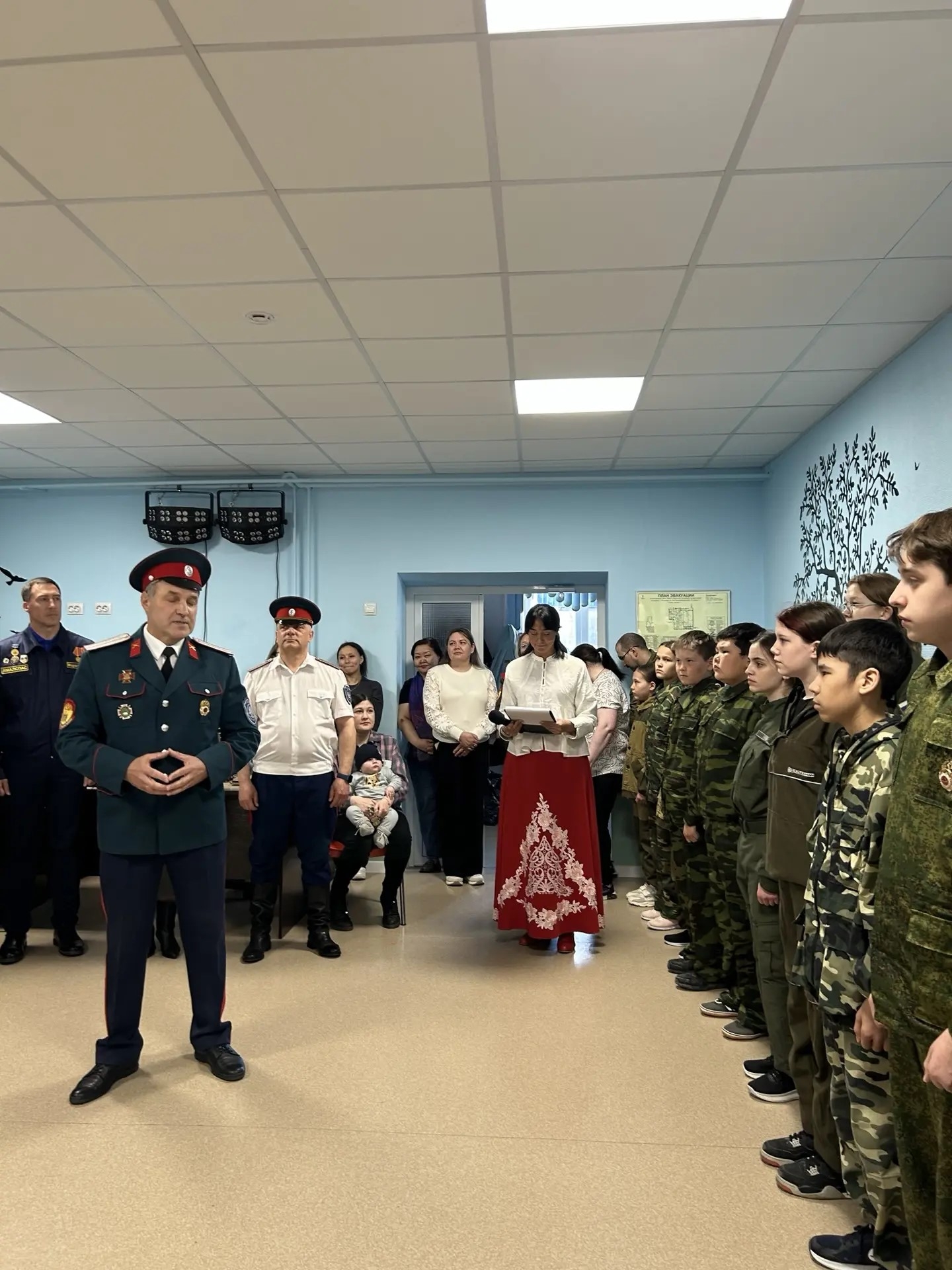 Открытие кадетских сборов «Обдорская застава»